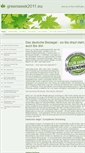 Mobile Screenshot of greenweek2011.eu